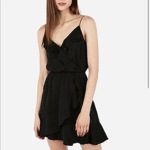 Express Ruffle Wrap Cami Dress